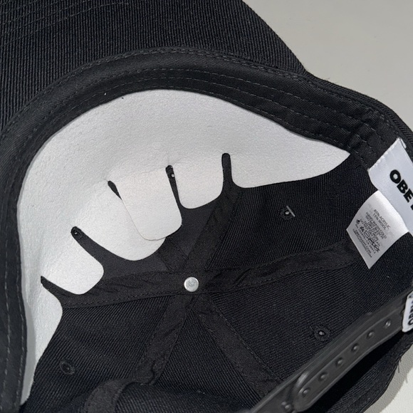 NWT OBEY Black DEVIL 6 PANEL CLASSIC SNAPBACK cap hat - Picture 5 of 6